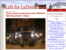Tablet Screenshot of leftforledroit.com